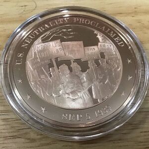 1939 US Neutrality Commemorative Coin
